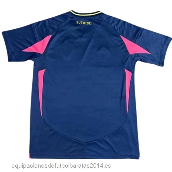 Nuevo Tailandia 2ª Camiseta Suecia 2024 Azul Marino Baratas